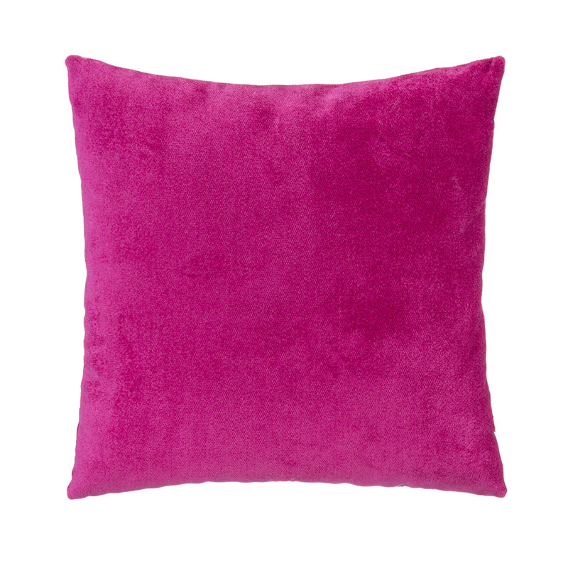 Grouchy Goose Magenta Velvet Square Pillow & Reviews Wayfair